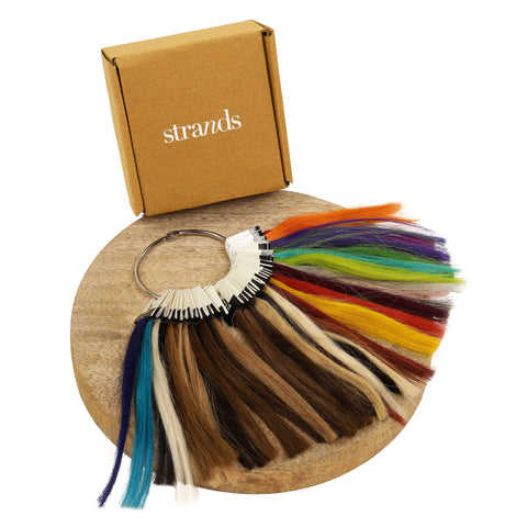 Hair Colour Ring – Shade Guide for Hair Extensions & other accessories
