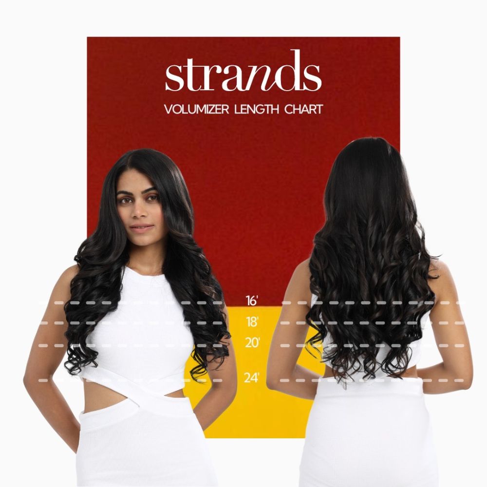 2 Piece Clip-in Volumizer - Wavy