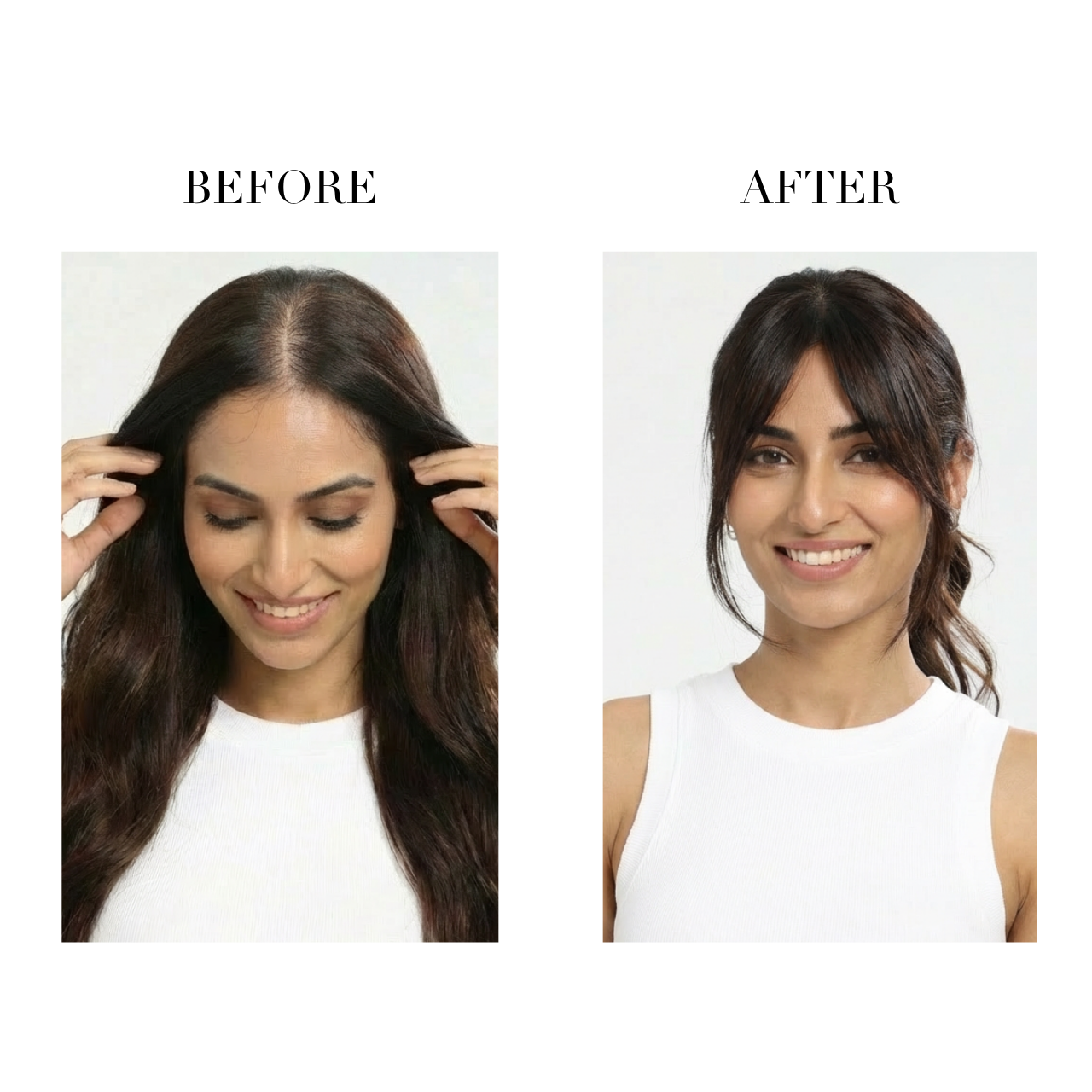 Mini Hair Topper with Bangs