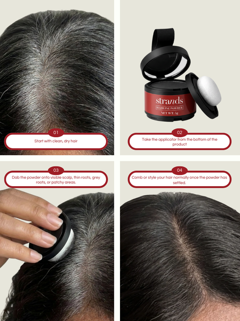 Strands Cover-Up Hair Powder - 5g