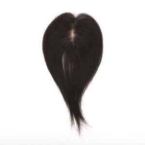 Silk Base Hair Topper with Bangs