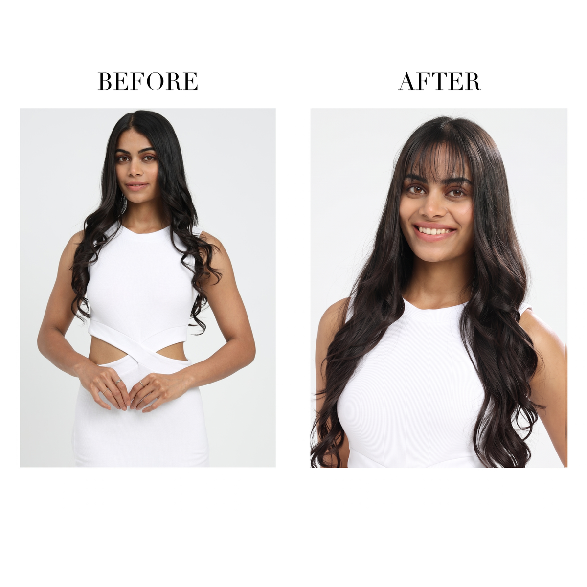 Clip-in Bangs with Sides - 100% Real Human Hair